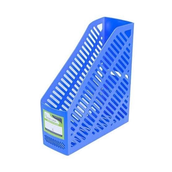Good Luck Single Station File Holder/Organizer - Blue