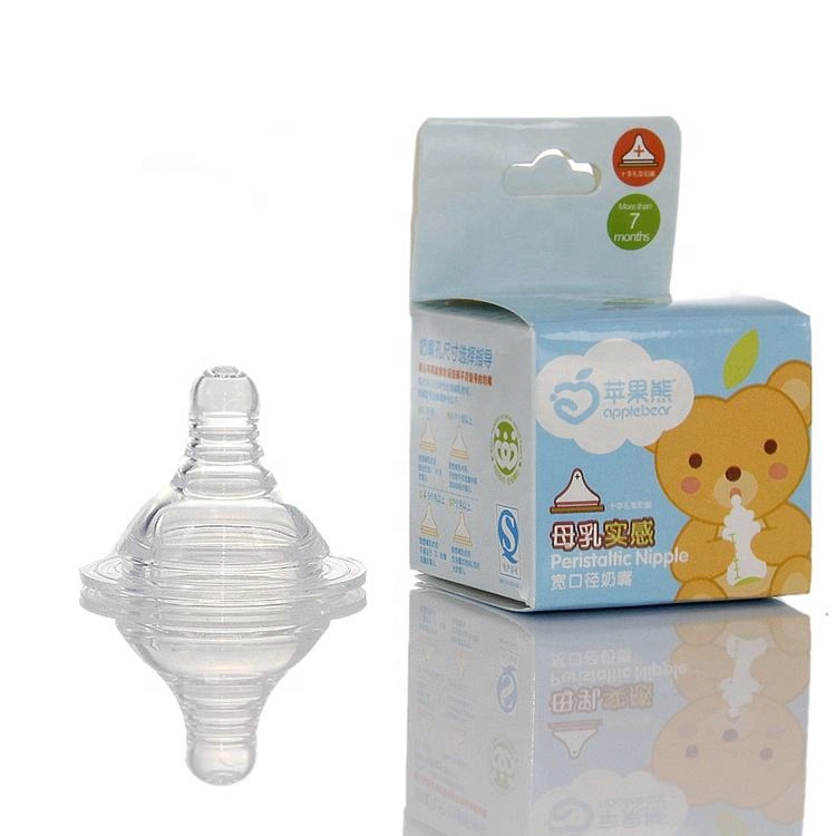 Apple Pacifier Apple Bear Silicone Baby Pacifier Feeder