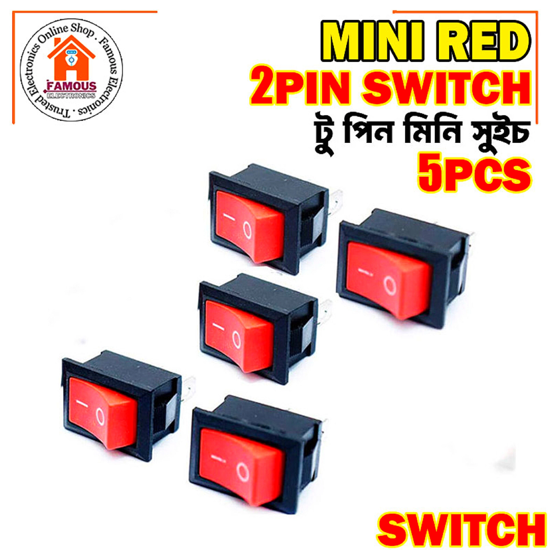 Mini SPST On/Off Switch – 5 Pcs