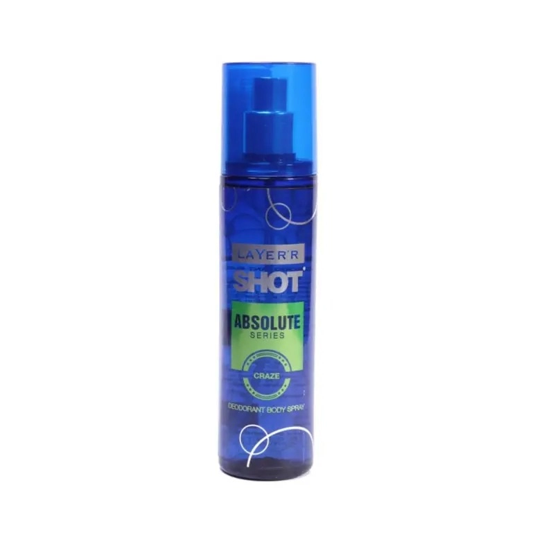 Layer Shot Absolute Craze Body Spray Perfume for men- 135Ml
