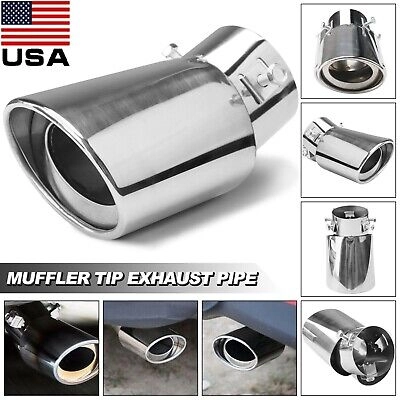 Car Exhaust Tail End Pipe Universal Car Exhaust Muffler Tip Round