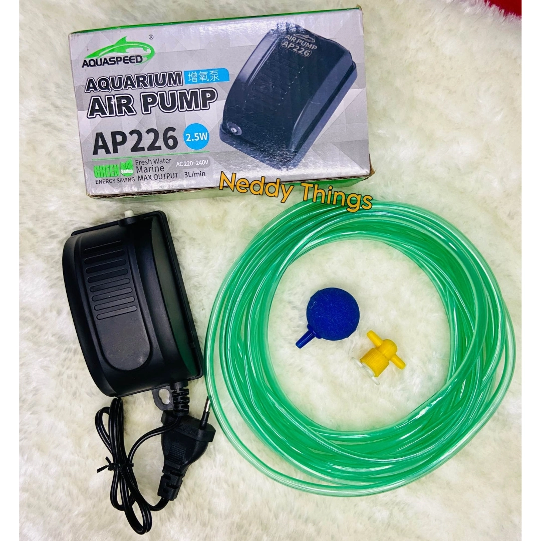 Aquarium Air Pump (Single Output Full Set) - Fish Tank Single Nozzle ... - Small Air Pump For 5 Gallon Fish Tank Usa