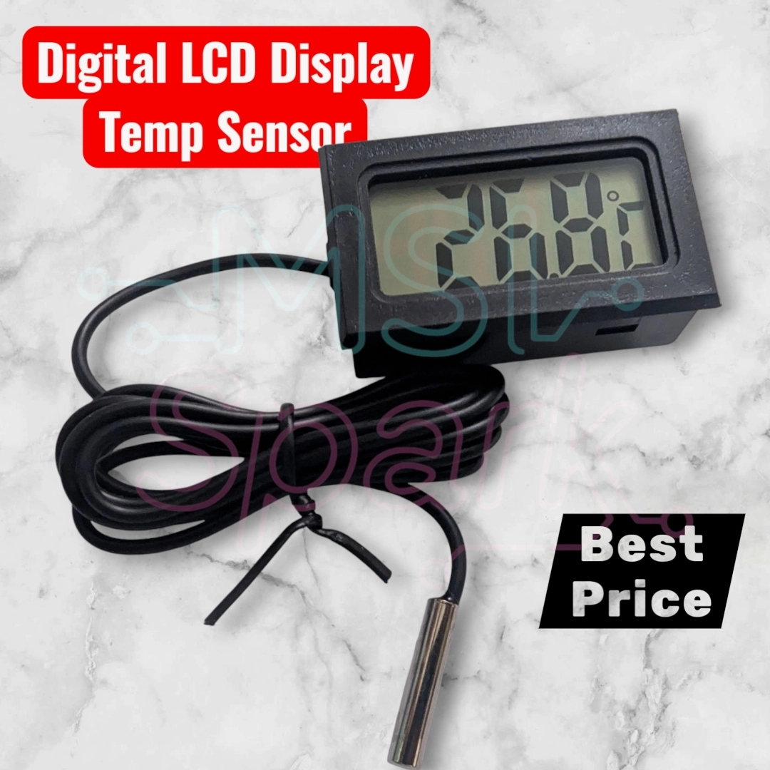 Digital LCD Display Temperature Meter Thermometer Temp Sensor