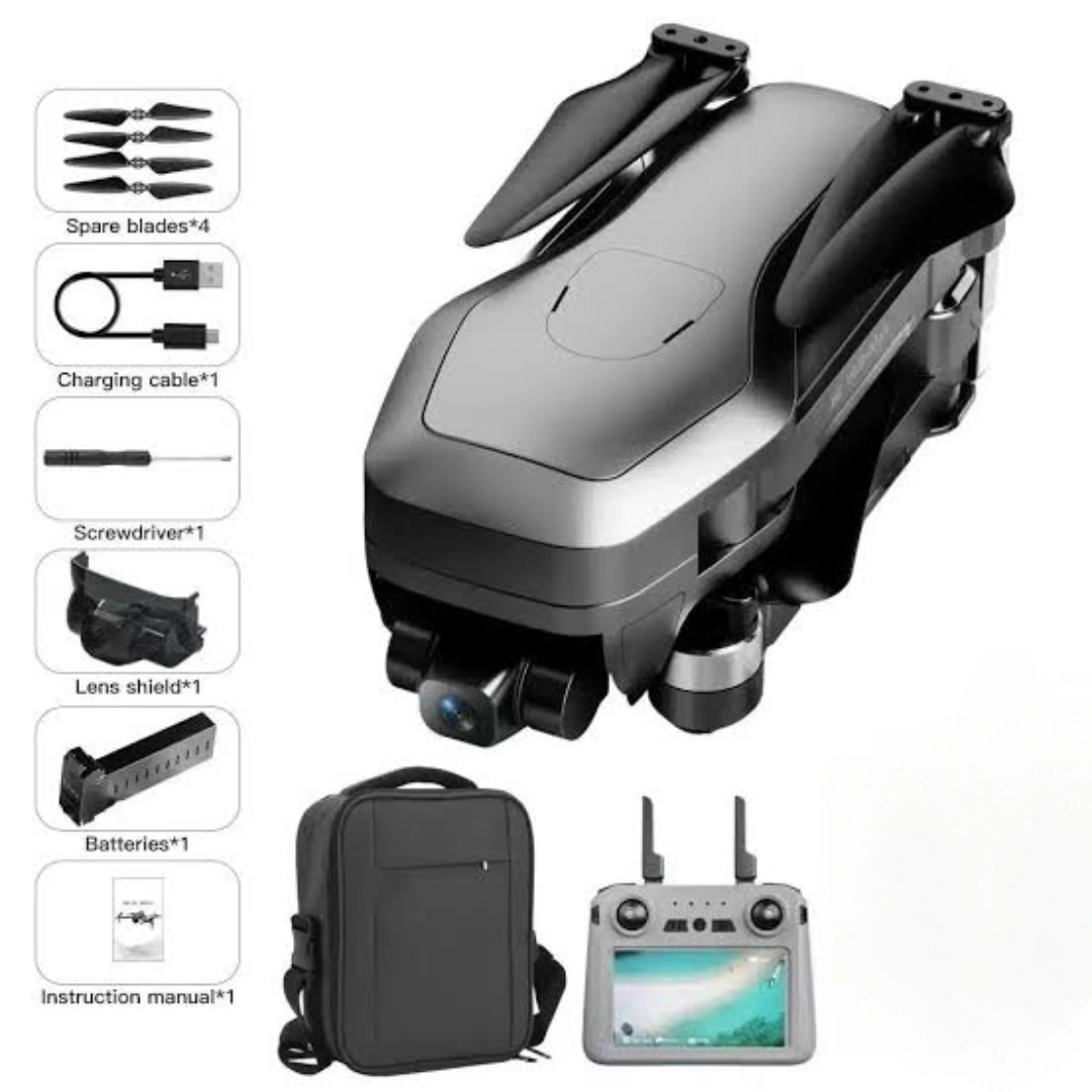 Touch Screen RC Remote 5G WIFI FPV Drone G.P.S 4K HD Camera 3-Axis ...