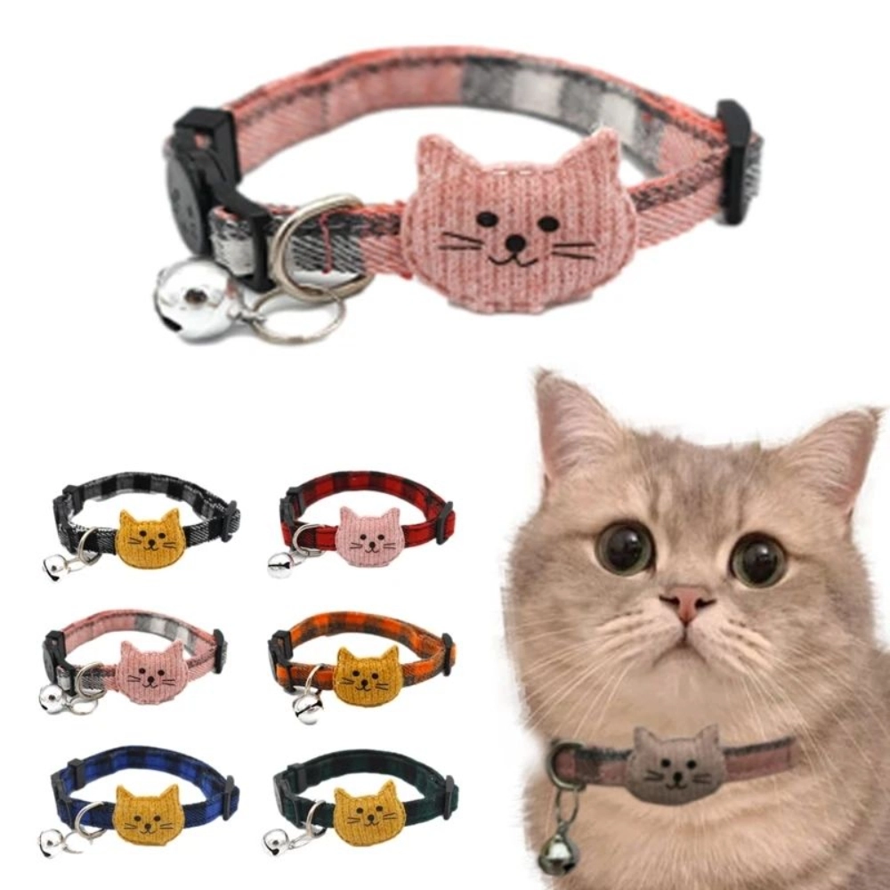 Checkered Cat Collar