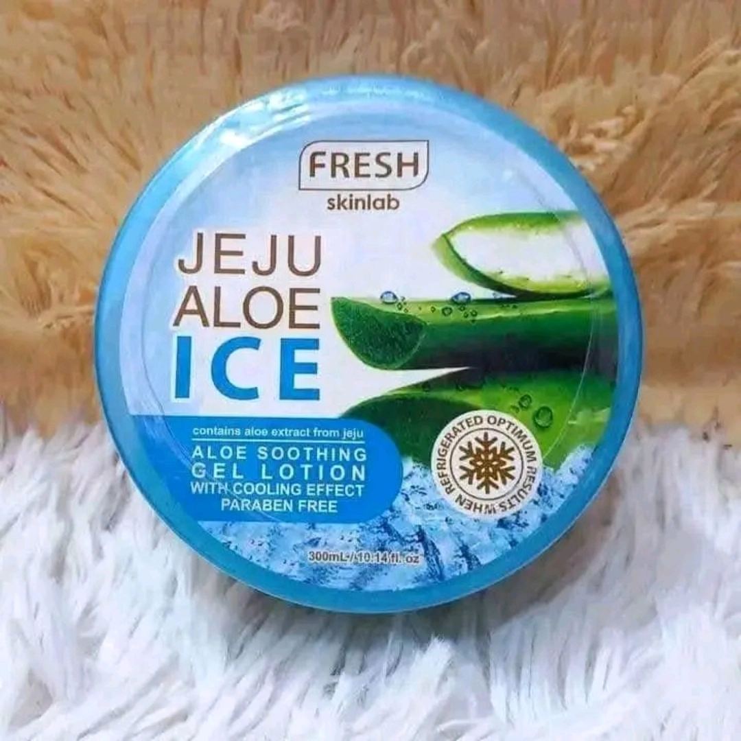 Jeju Aloe Ice Soothing Gel for soft, moisturized & glowing skin - 300ml