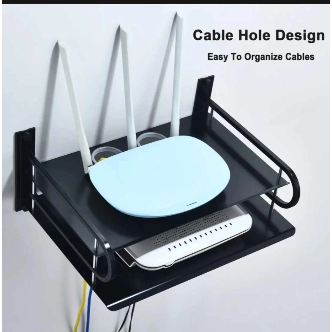 Wall Mounted Wi‑Fi Router Stand