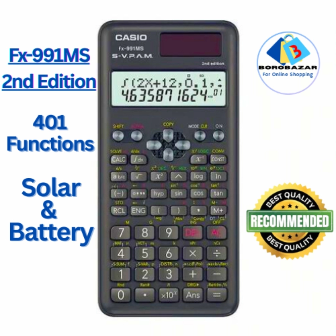 Fx 991MS Calculator , 2nd Edition , for students 991ms scientific ...