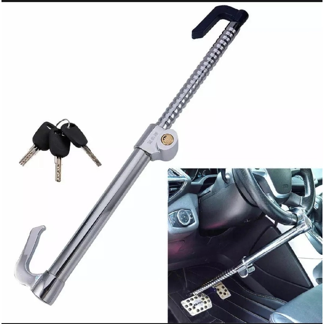 669 Lock Car Steering Wheel Lock High Security Stainless Steel Steering Wheel ...