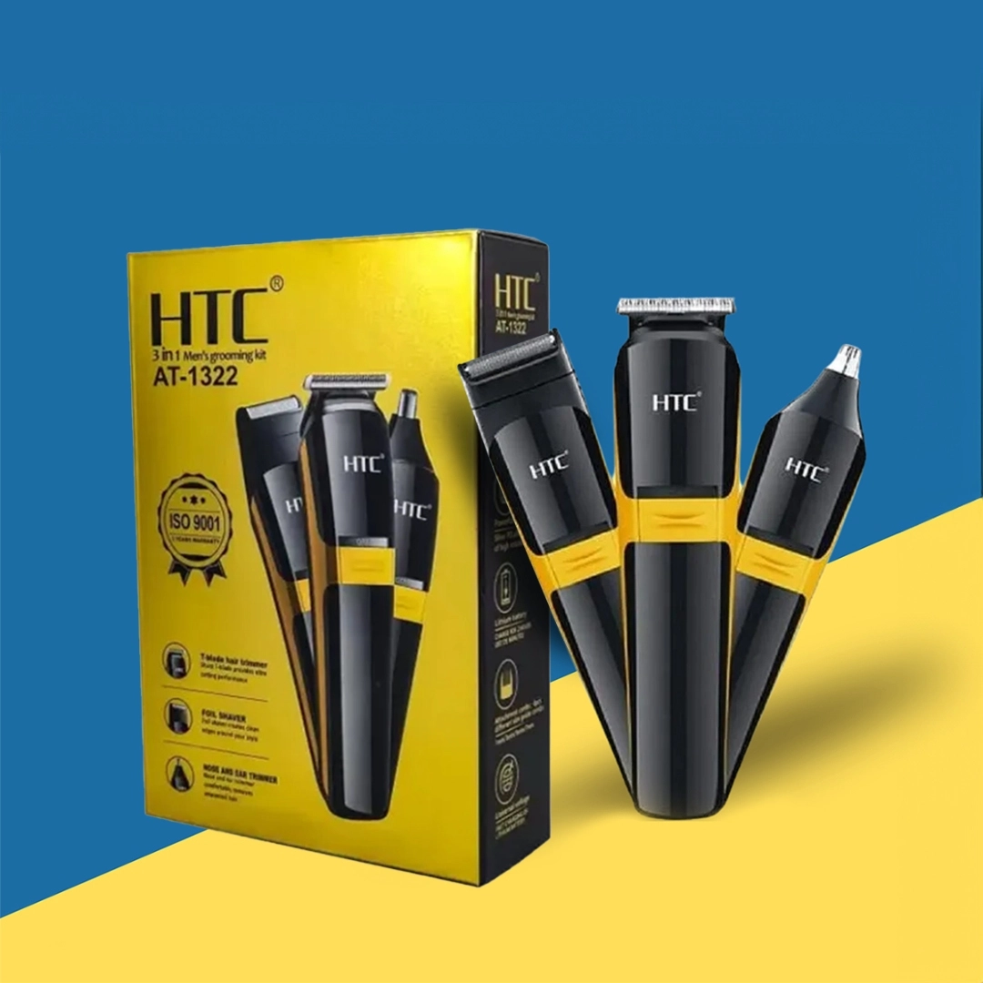 HTC AT-1322 Professional Clipper Trimmer Shaver 3 in 1 mens grooming ...