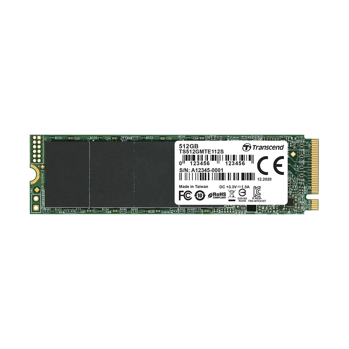 Transcend PCIe SSD 400S 512GB 未使用かつ未開封 TS512GMTE400S 内蔵SSD PCIe M.2 SSD 400S 1個 TRANSCEND(トランセンド