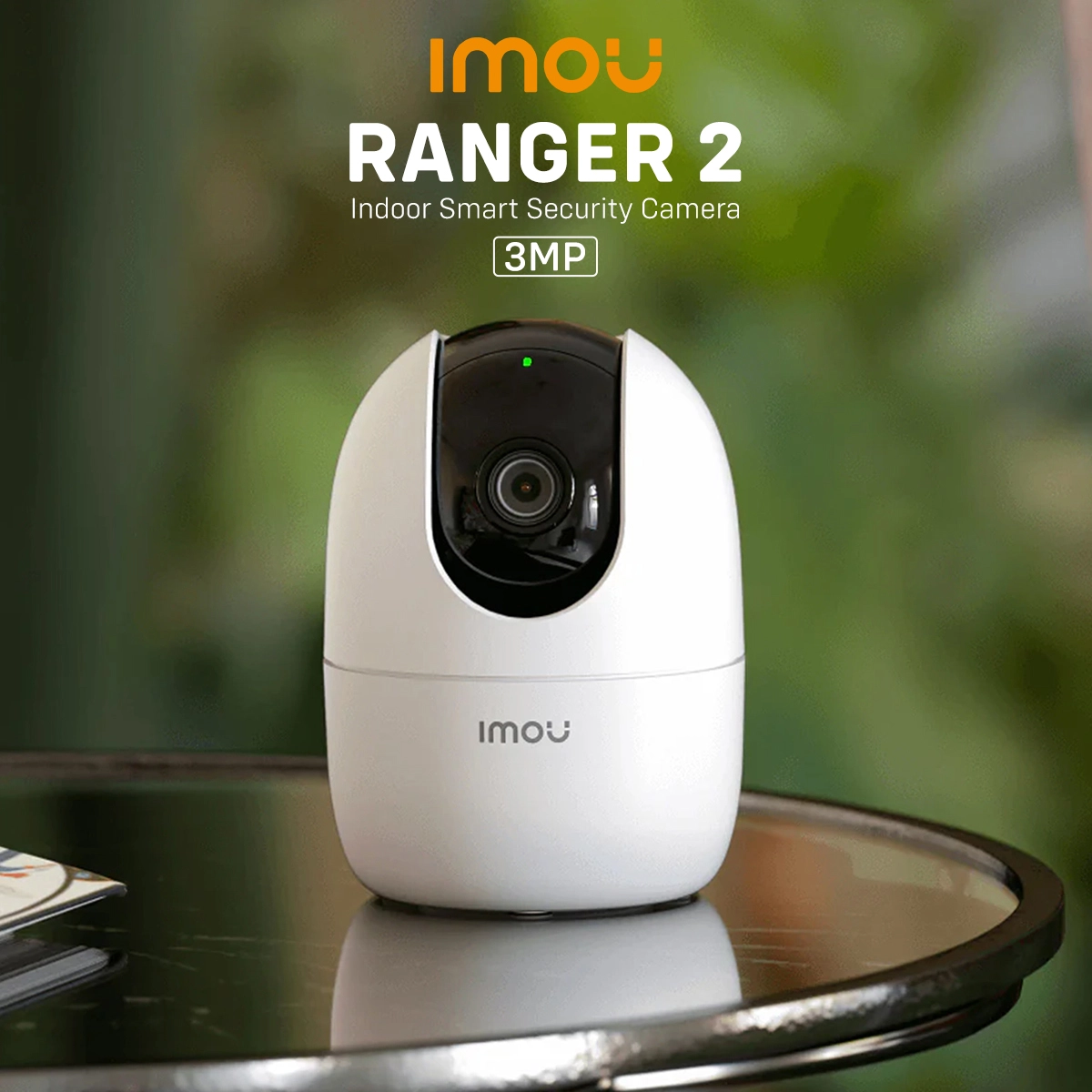 Imou Ranger 2 Pro Smart Indoor Security Camera 3MP WiFi 360° Pan-Tilt ...