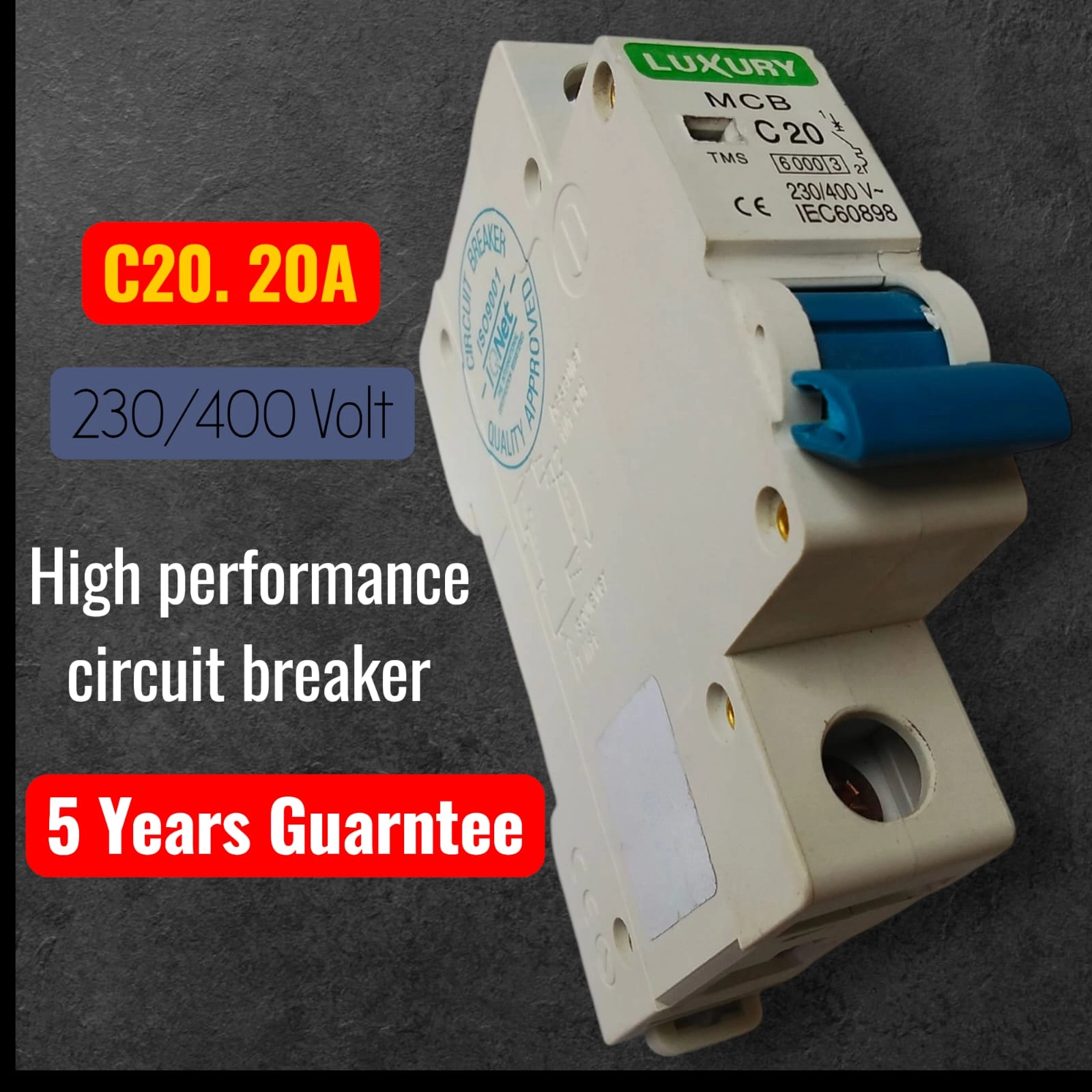 Ac/Dc Circuit Breaker 20A|MCB|Single Pole|20A|40A|High Performance ...